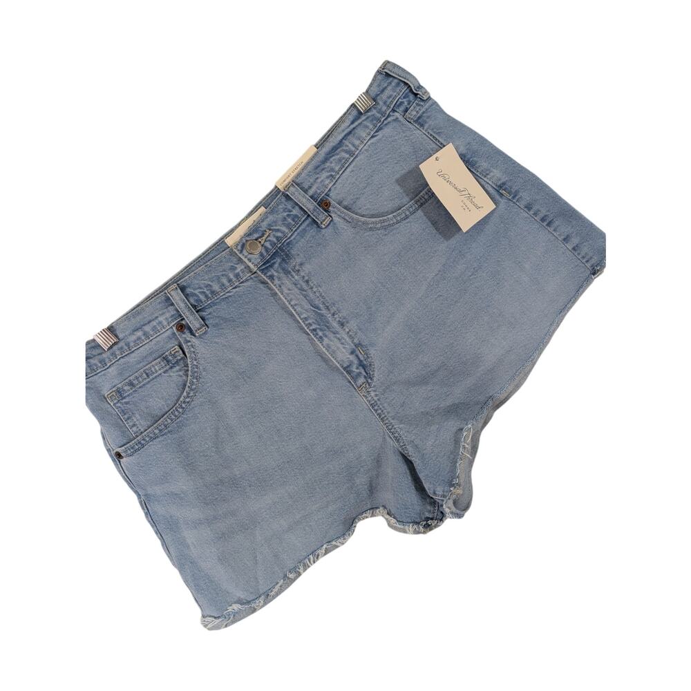 NWT! UNIVERSAL THREAD CO.! LIGHT BLUE DENIM CUTOFF STYLE CLASSIC JEAN SHORTS! 14